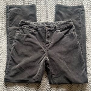AS IS Faded Glory / Charcoal Corduroy Trousers / sz 12A, 30” waist